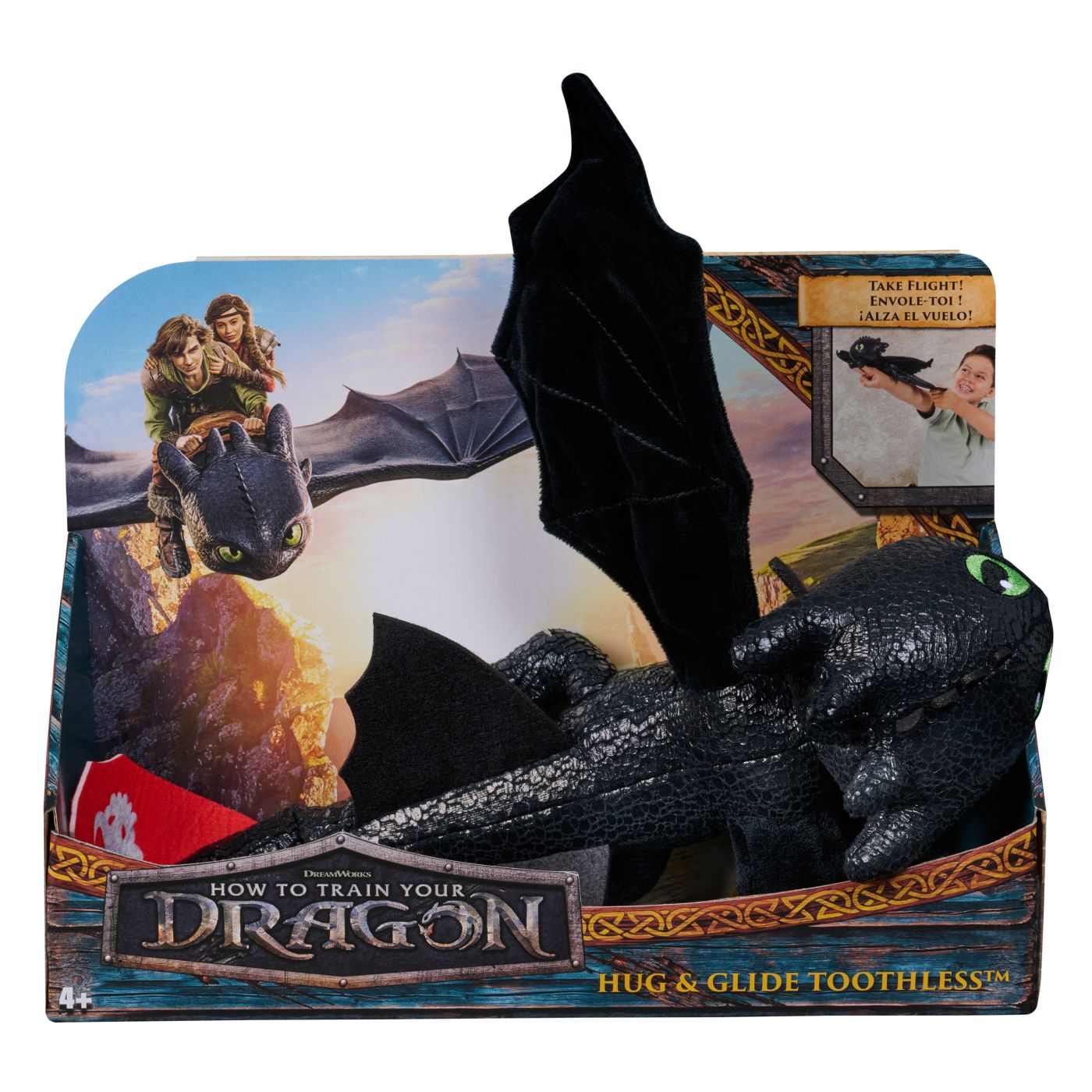 CUM SA ITI DRESEZI DRAGONUL HUG SI GLIDE FIGURINA DRAGON TOOTHLESS [1]