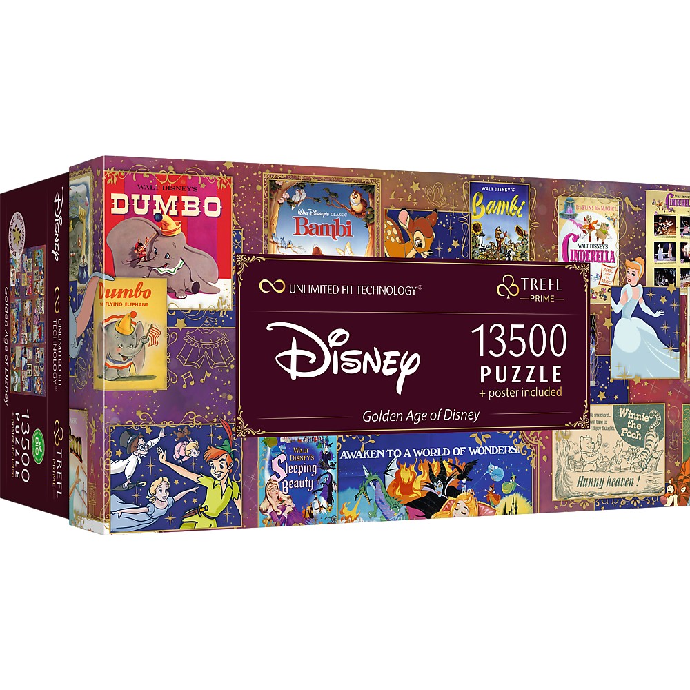 Puzzle - PUZZLE TREFL UFT 13500 DISNEY EPOCA DE AUR A DISNEY