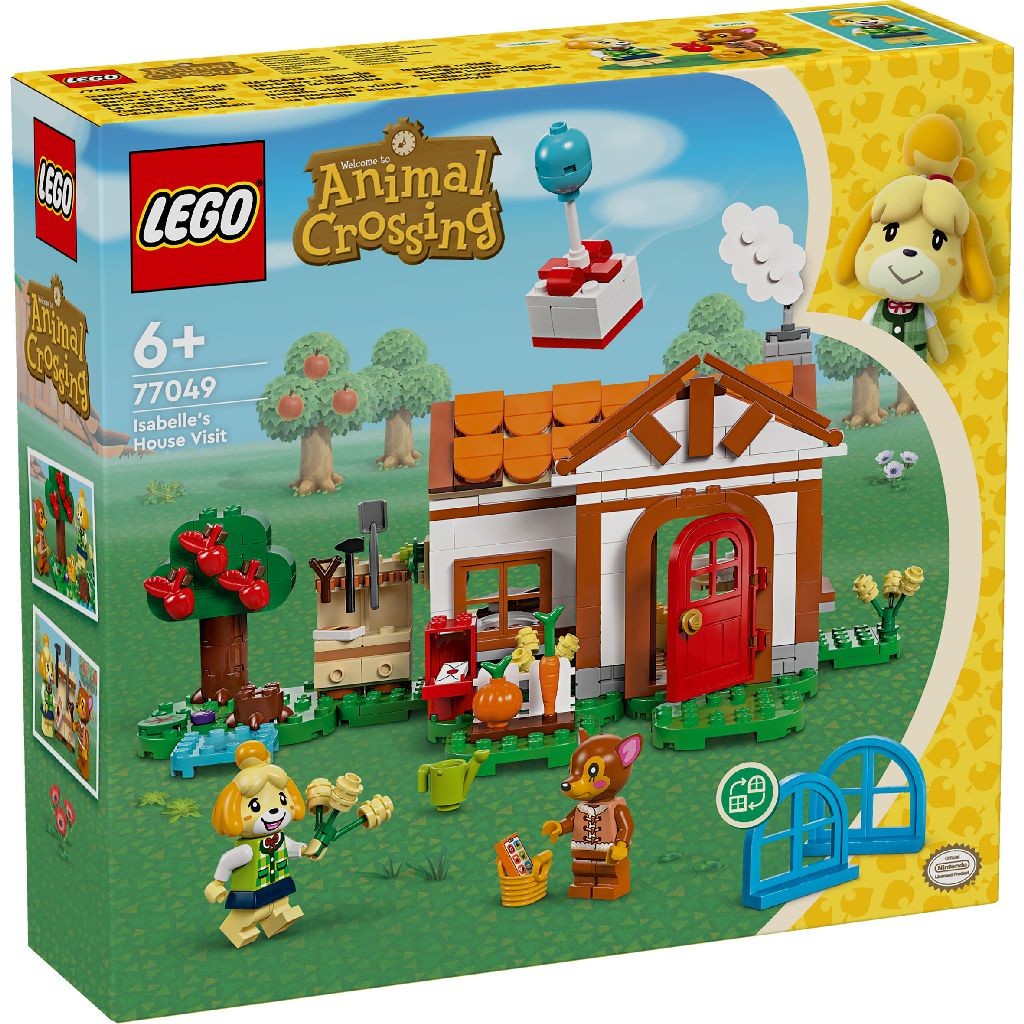 Jucării și jocuri - LEGO ANIMAL CROSSING ISABELLE VINE IN VIZITA 77049