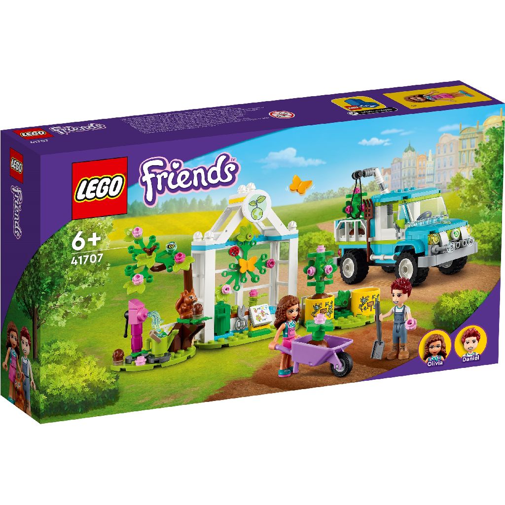Jocuri educative și de societate - LEGO FRIENDS VEHICUL DE PLANTAT COPACI 41707