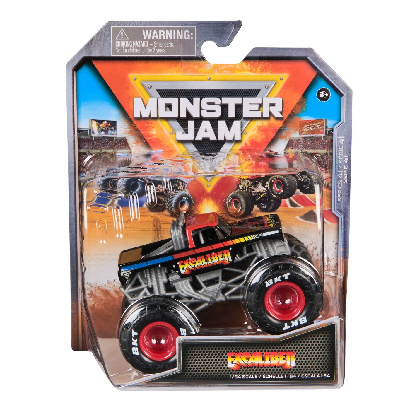 Jucării și jocuri - MONSTER JAM MASINUTA METALICA EXCALIBER SCARA 1 LA 64
