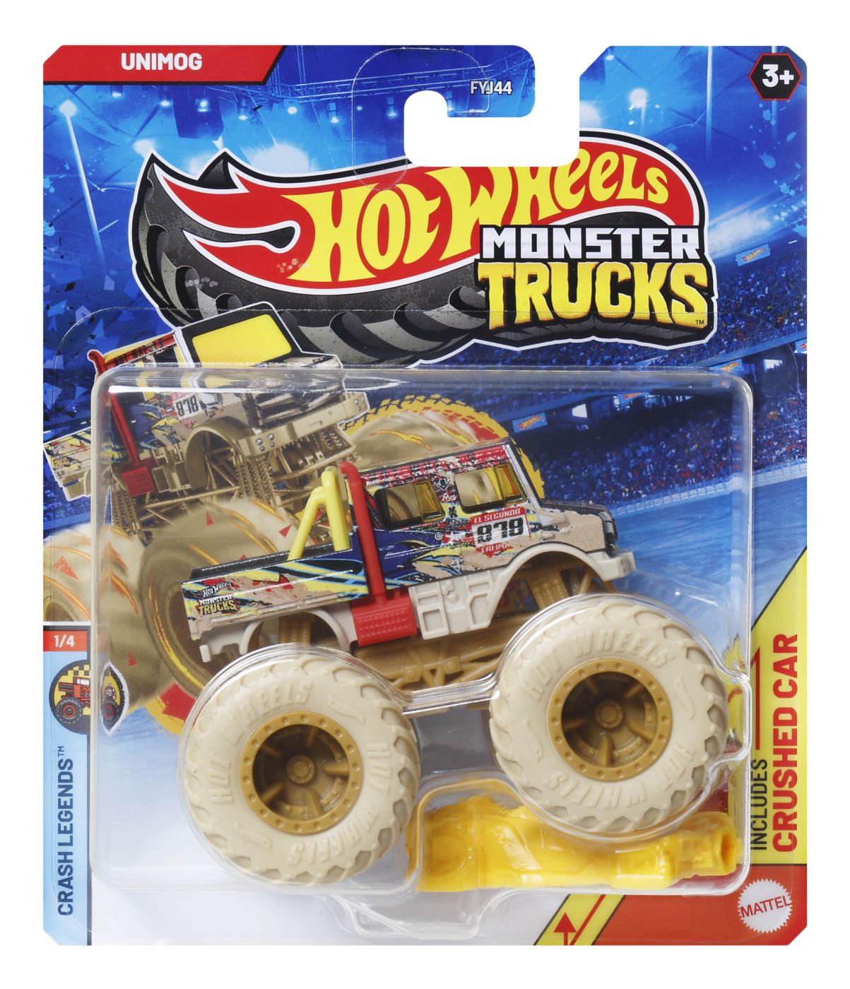 Jucării și jocuri - HOT WHEELS MONSTER TRUCK MASINUTA UNIMOG SCARA 1:64