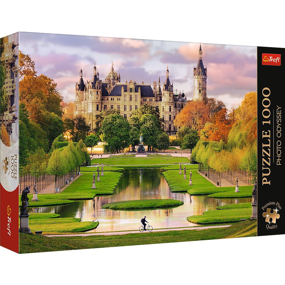 Jucării și jocuri - PUZZLE TREFL 1000 PREMIUM PLUS PHOTO ODYSSEY CASTELUL SCHWERIN GERMANIA