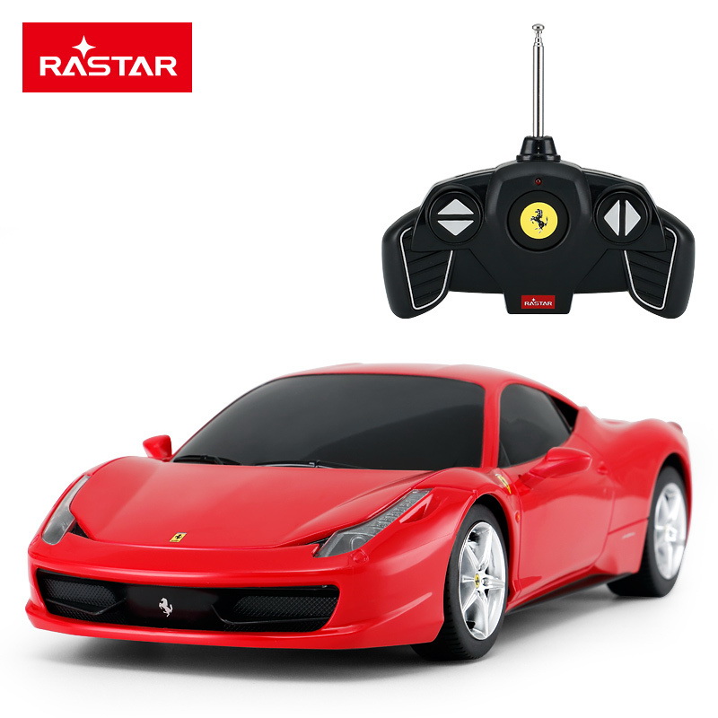 Jucării și jocuri - MASINA CU TELECOMANDA FERRARI 458 ITALIA SCARA 1 LA 18
