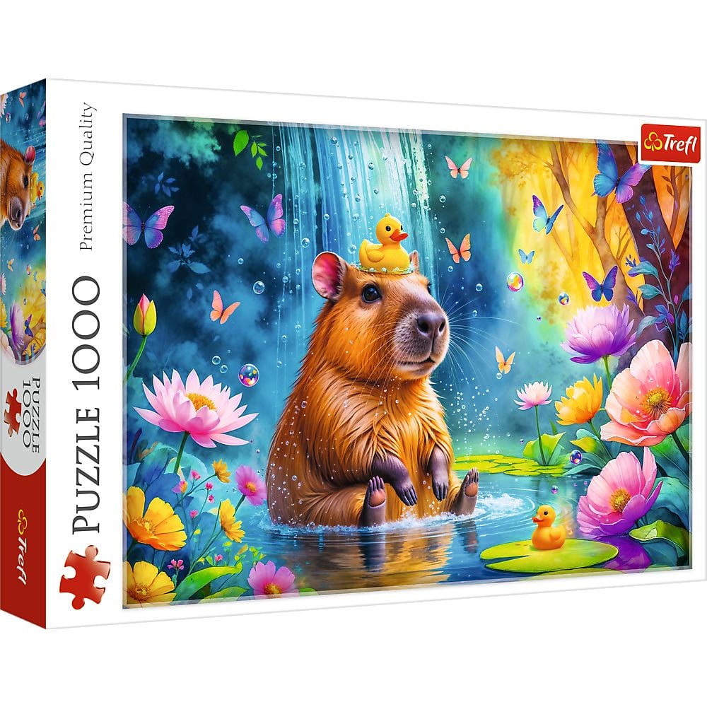 Jucării și jocuri - PUZZLE TREFL 1000 CAPYBARA