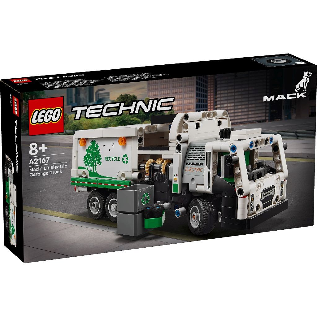 Jocuri educative și de societate - LEGO TECHNIC AUTOGUNOIERA MACK LR ELECTRIC 42167