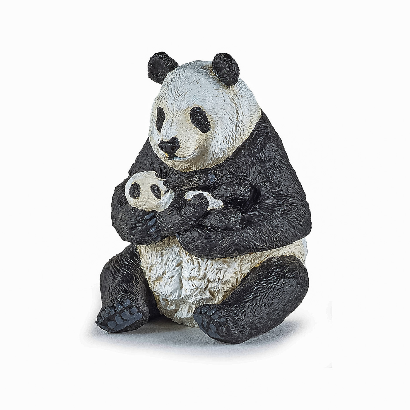 Jucării și jocuri - PAPO FIGURINA URS PANDA SEZAND CU PUI IN BRATE