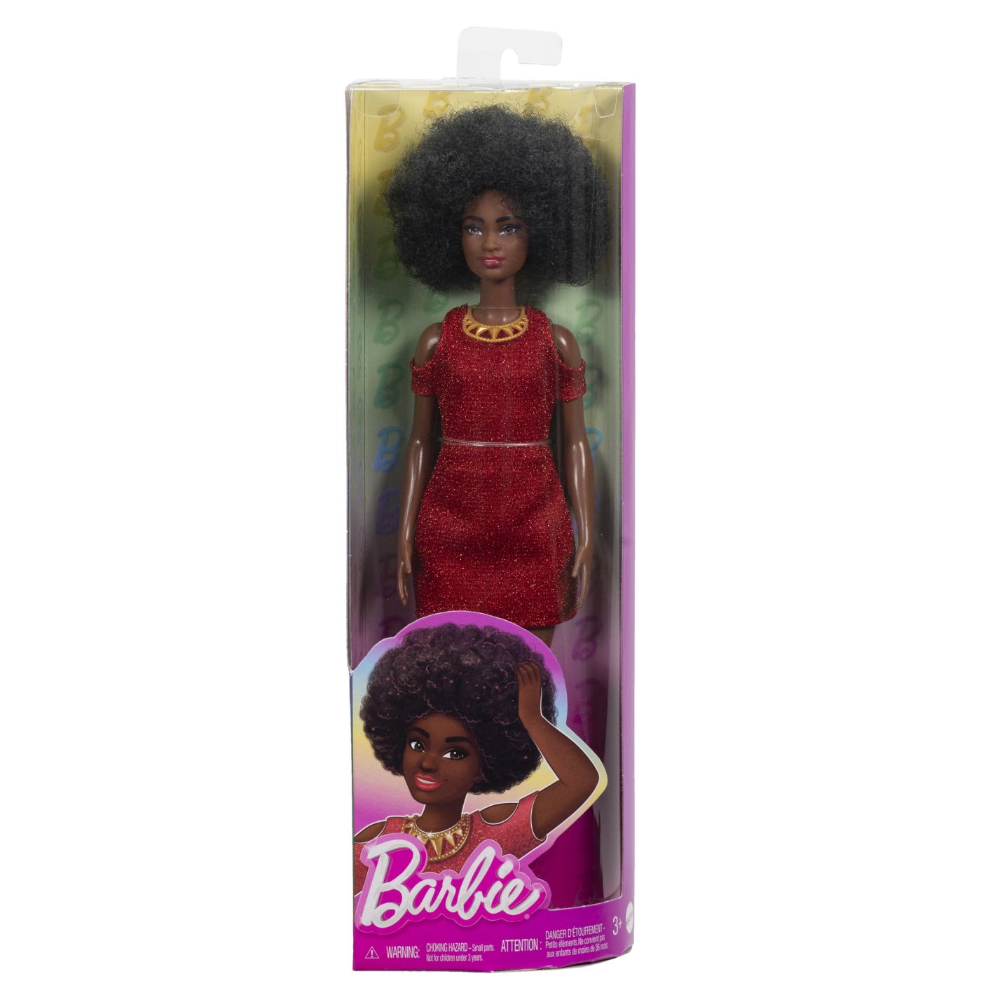 Jucării și jocuri - PAPUSA BARBIE FASHIONISTA MULATRA CU PAR AFRO