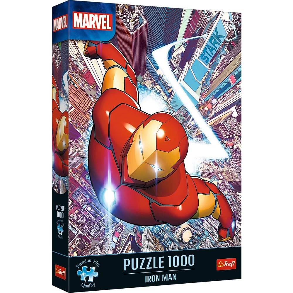 Jucării și jocuri - PUZZLE TREFL 1000 PREMIUM PLUS MARVEL IRON MAN
