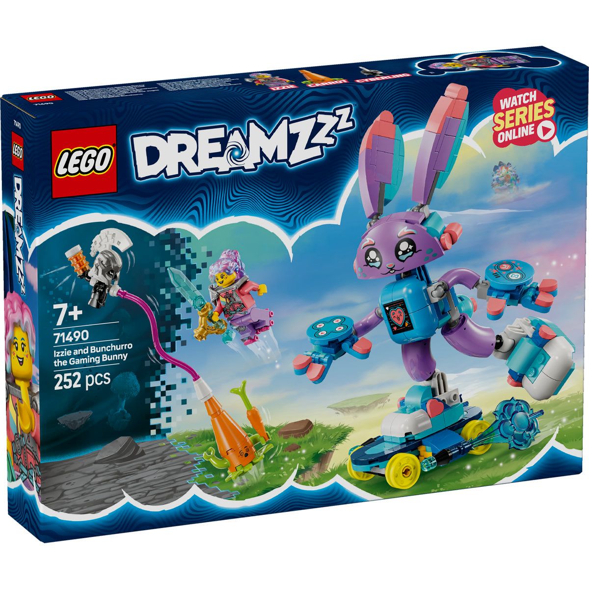 Jocuri educative și de societate - LEGO DREAMZZZ IZZIE SI IEPURASUL DE GAMING BUNCHURRO 71490