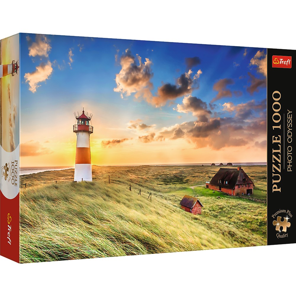 Jucării și jocuri - PUZZLE TREFL 1000 PREMIUM PLUS PHOTO ODYSSEY FARUL LIST OST GERMANIA