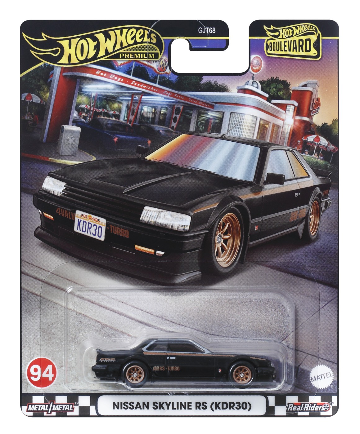Jucării și jocuri - HOT WHEELS PREMIUM BOULEVARD MASINUTA METALICA NISSAN SKYLINE RS SCARA 1:64