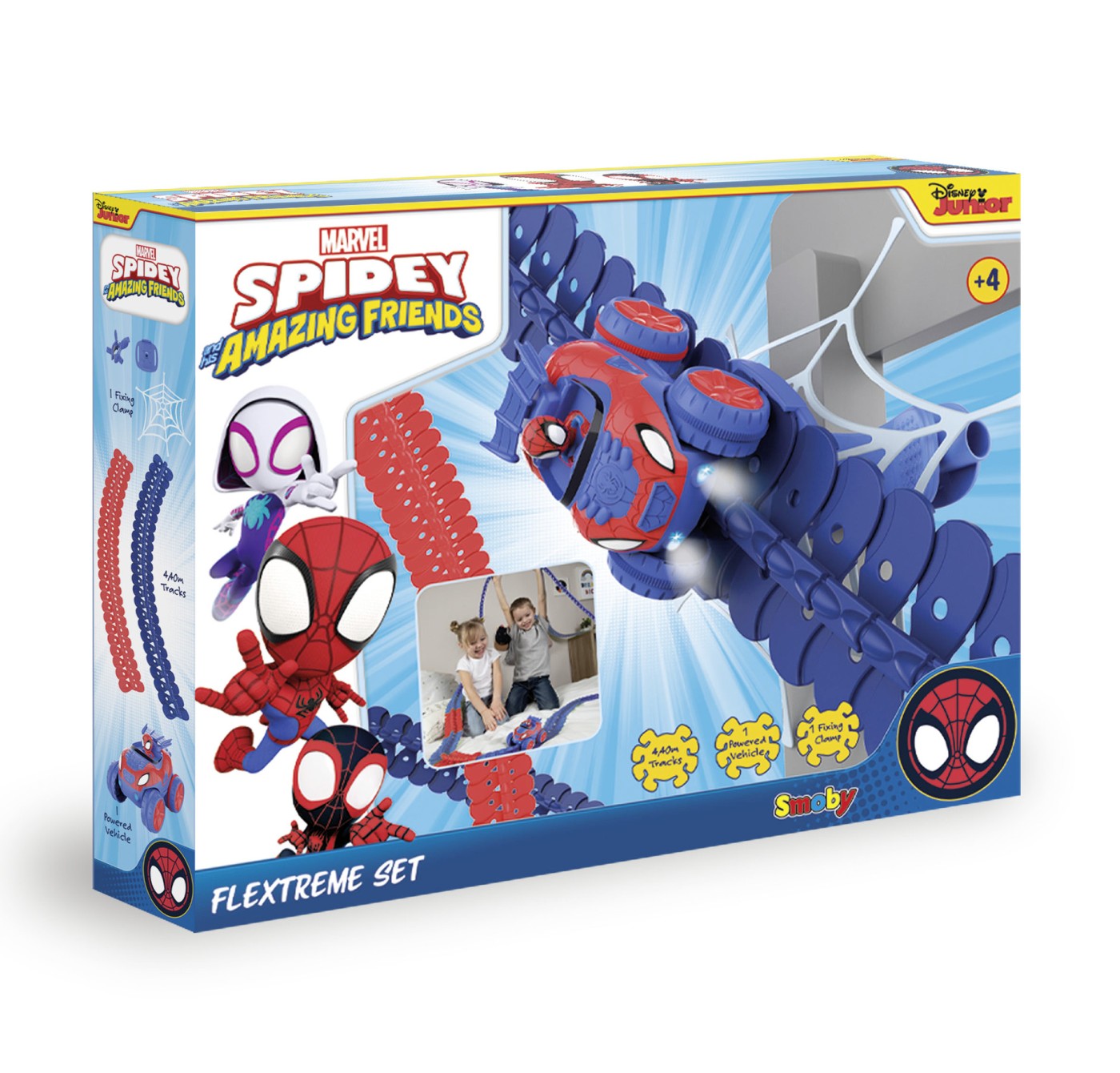 Jucării și jocuri - SMOBY SPIDEY CIRCUIT FLEXTREME SET SPIDEY
