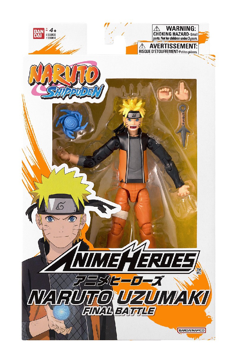 Figurine - BANDAI FIGURINA NARUTO SHIPPUDEN NARUTO UZUMAKI FINAL BATTLE   16.5CM