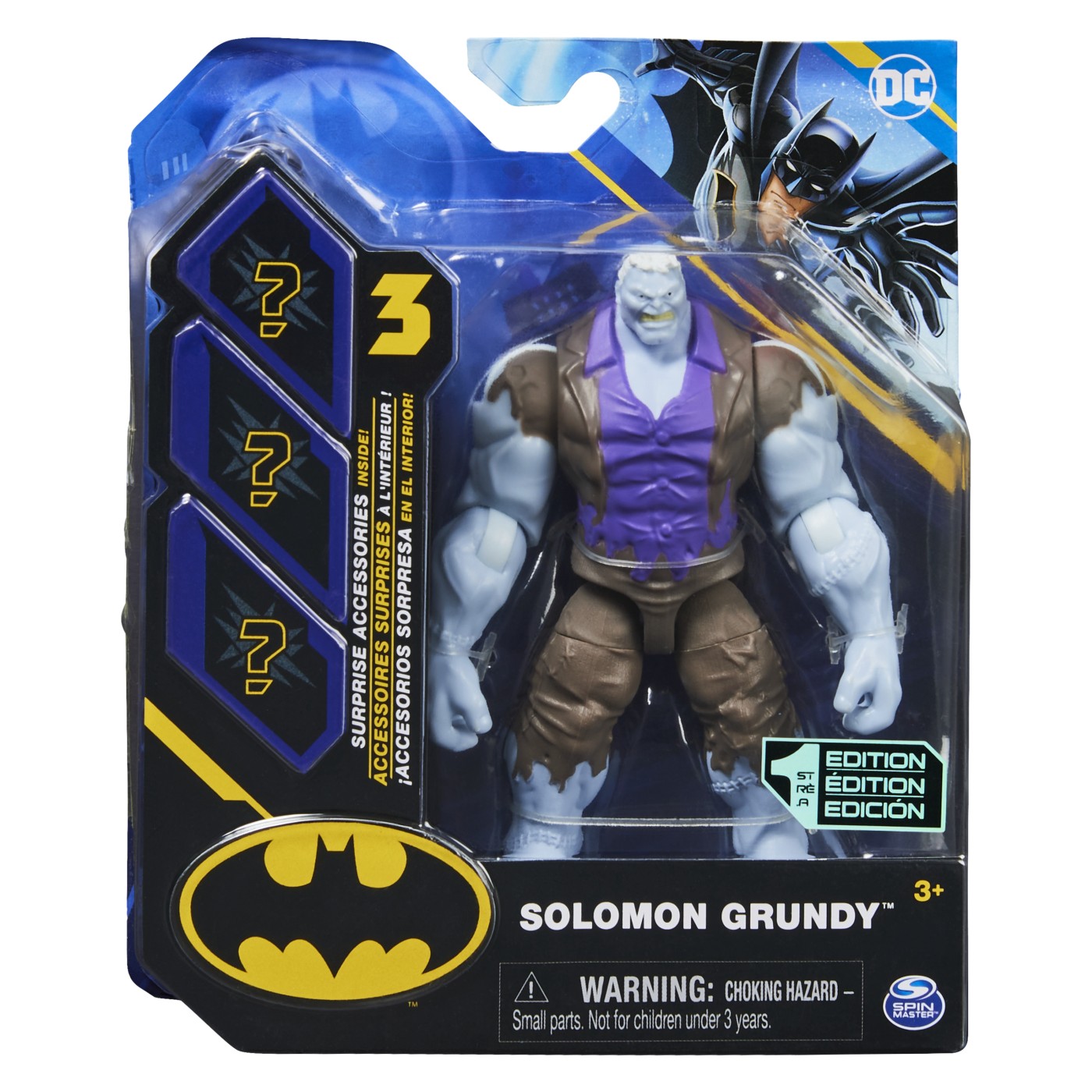 Jucării și jocuri - FIGURINA SOLOMON GRUNDY ARTICULATA 10CM CU 3 ACCESORII SURPRIZA