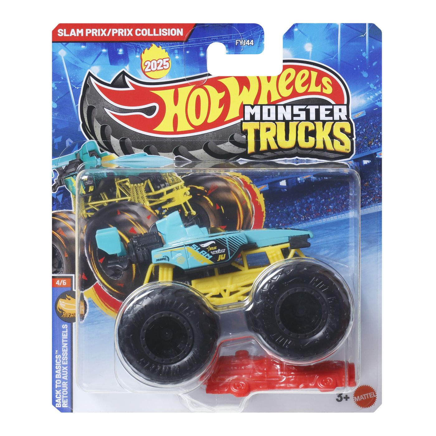 Jucării și jocuri - HOT WHEELS MONSTER TRUCK MASINUTA SLAM PRIX/PRIX COLLISION SCARA 1 LA 64