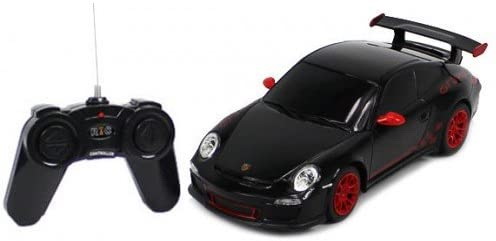 Jucării și jocuri - MASINA CU TELECOMANDA PORSCHE GT3 RS NEGRU RS SCARA 1 LA 24