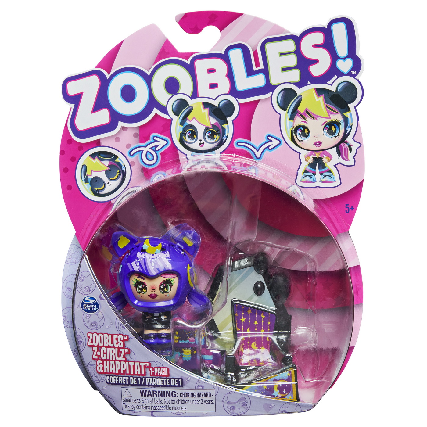 ZOOBLES Z-GIRLZ FIGURINA DE TRANSFORMARE FETITA PISICUTA [1]