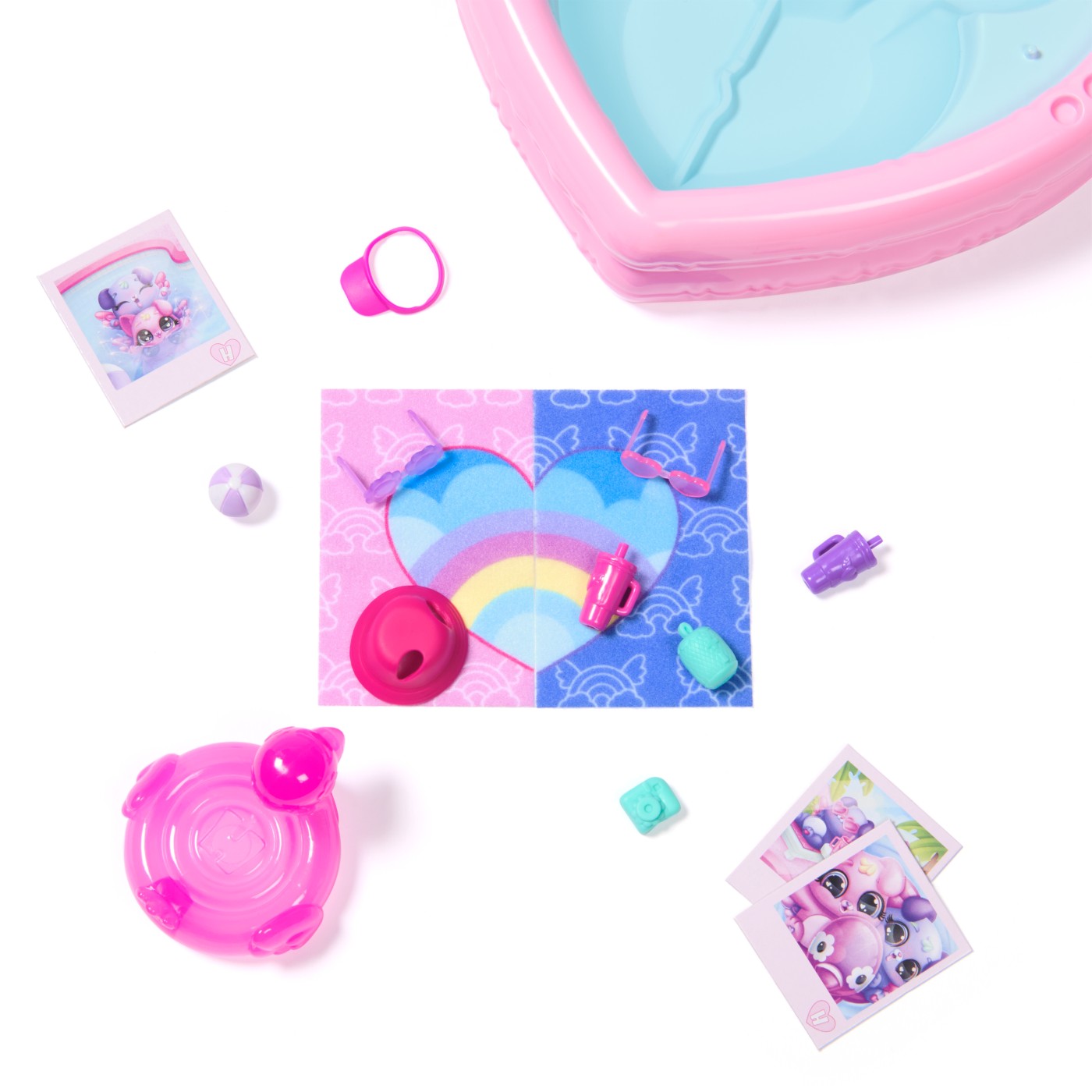 HATCHIMALS ALIVE NEON RAINBOW SET PETRECERE LA PISCINA [2]