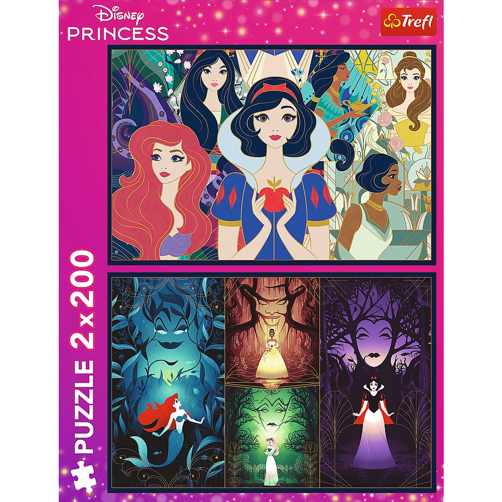 PUZZLE TREFL 2X200 DISNEY FRUMOASELE PRINTESE [4]
