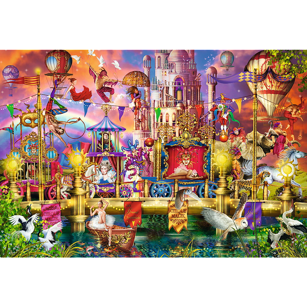PUZZLE TREFL DIN LEMN 500+1 PIESE LUMEA MAGICA [2]