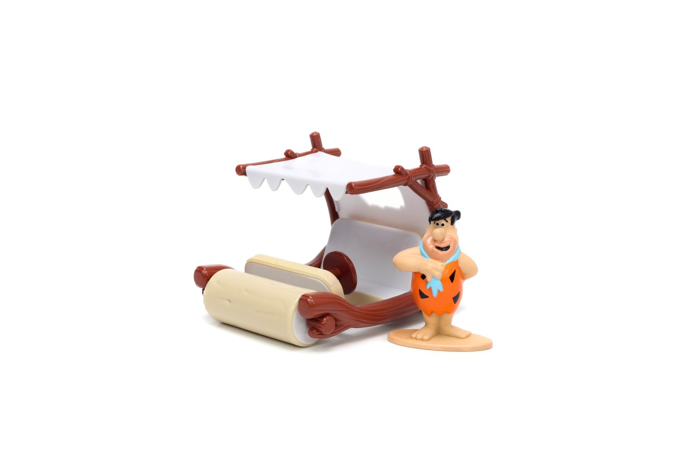 JADA SET MASINUTA METALICA FLINTMOBILUL SCARA 1:32 SI FIGURINA FRED FLINTSTONE [2]