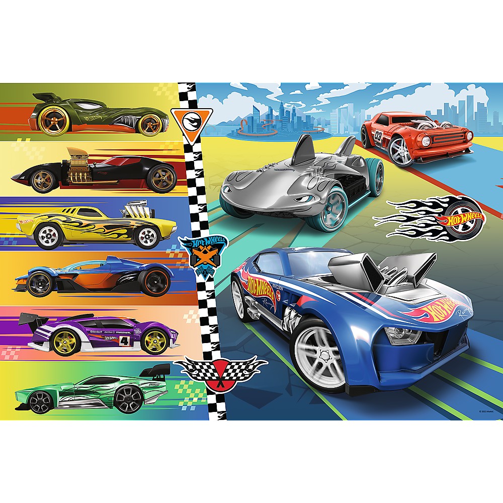 PUZZLE TREFL 24 MAXI HOT WHEELS MASINILE DEOSEBITE [2]