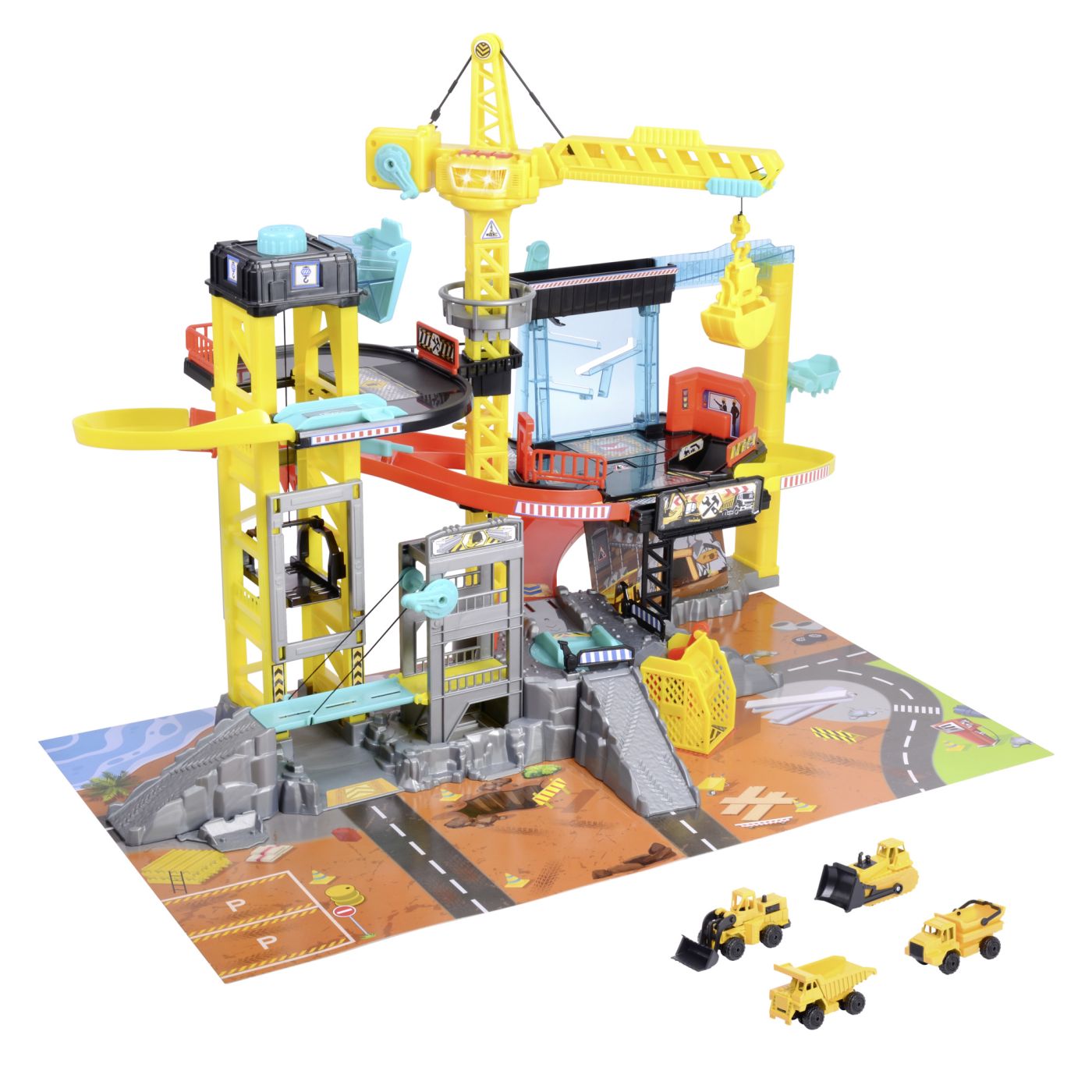 DICKIE TOYS SET DE CONSTRUCTII CU LUMINI SI SUNETE [2]