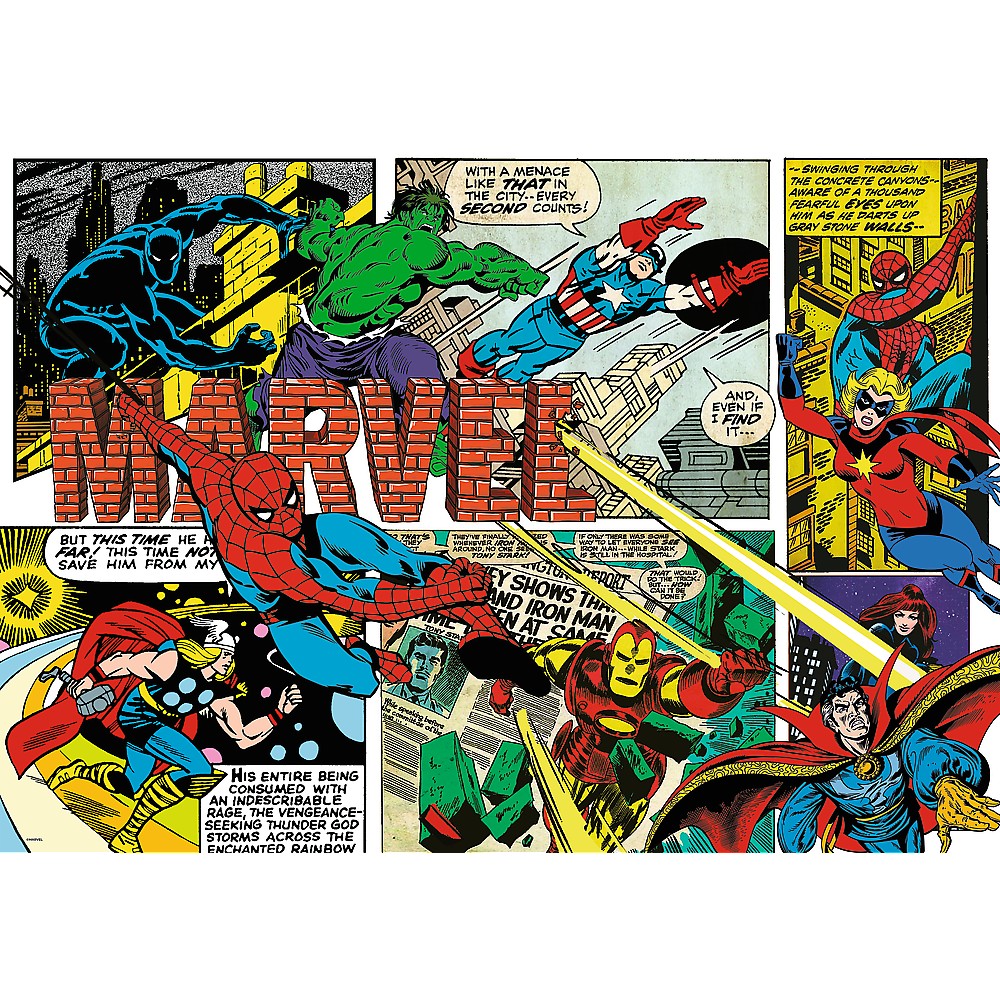 PUZZLE TREFL 1000 DISNEY 100 EROII MARVEL [2]