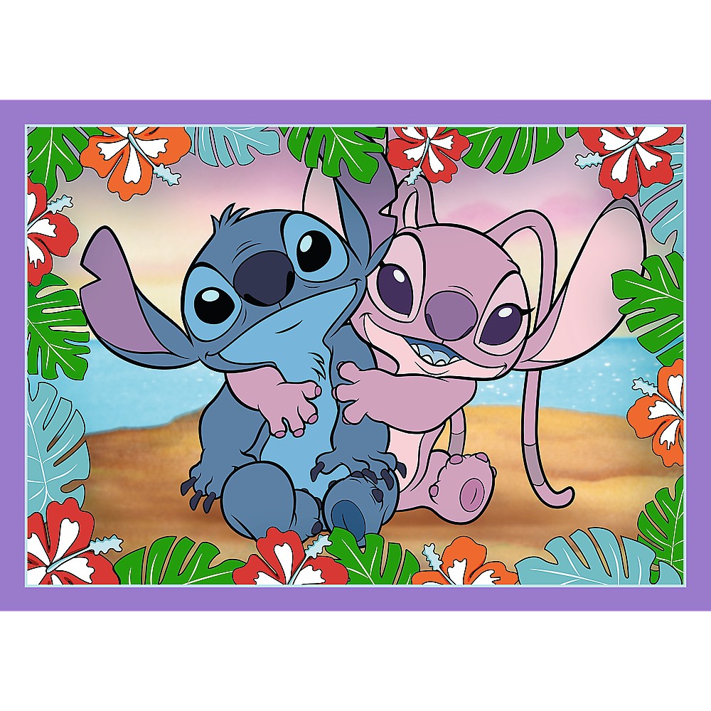 PUZZLE TREFL 4IN1 STITCH ZIUA FERMECATA [2]