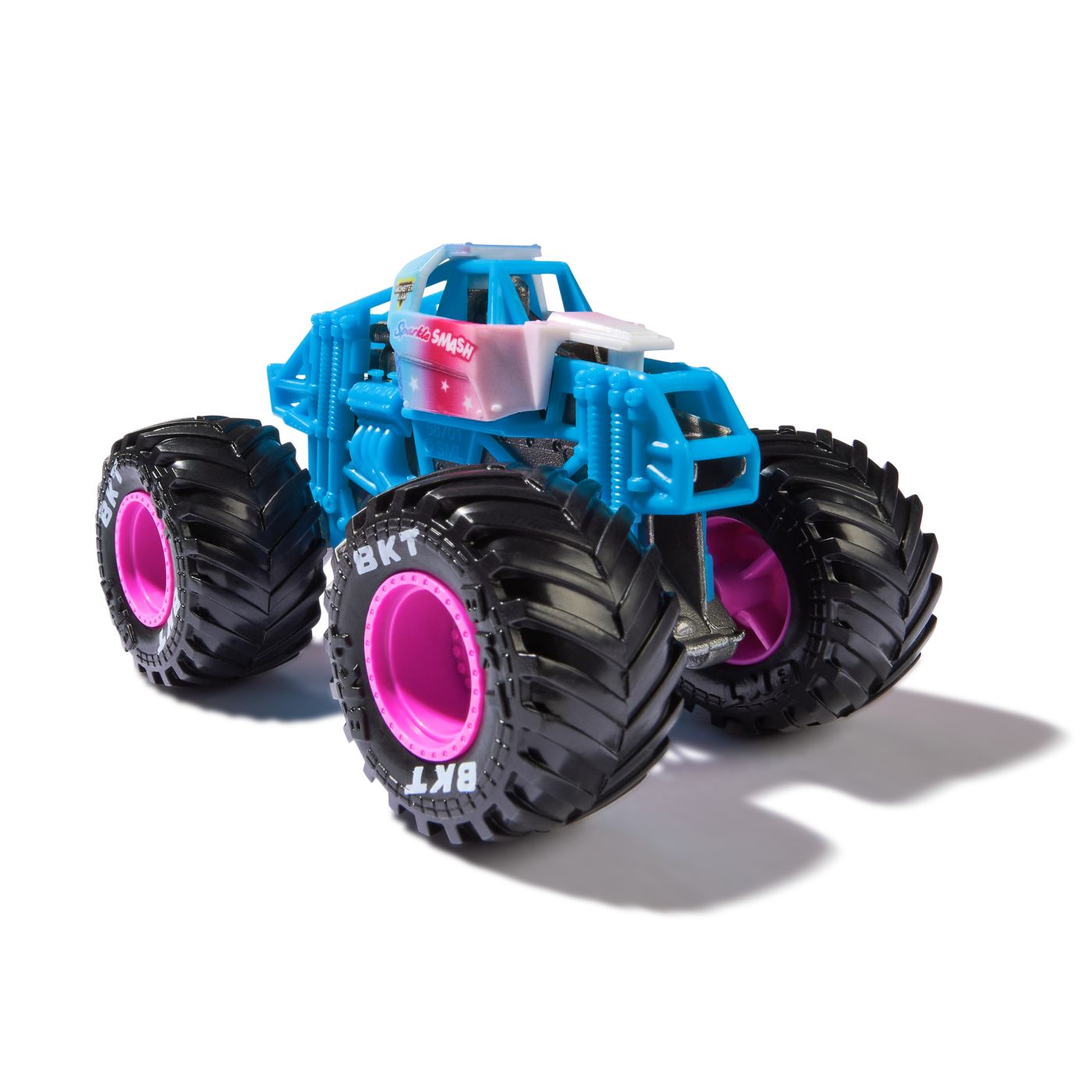 MONSTER JAM MASINUTA METALICA SPARKLE SMASH SCARA 1 LA 64 [2]
