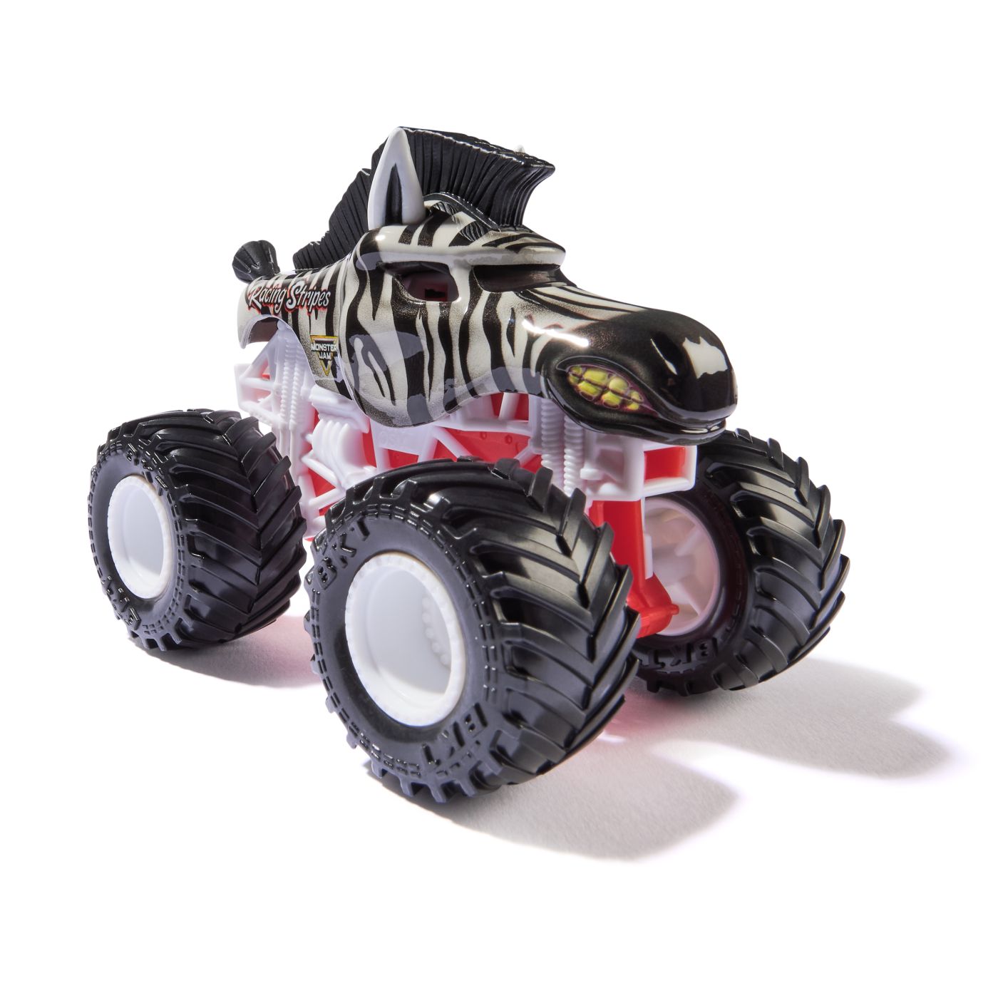 MONSTER JAM MASINUTA METALICA RACING STRIPES SCARA 1 LA 64 [2]