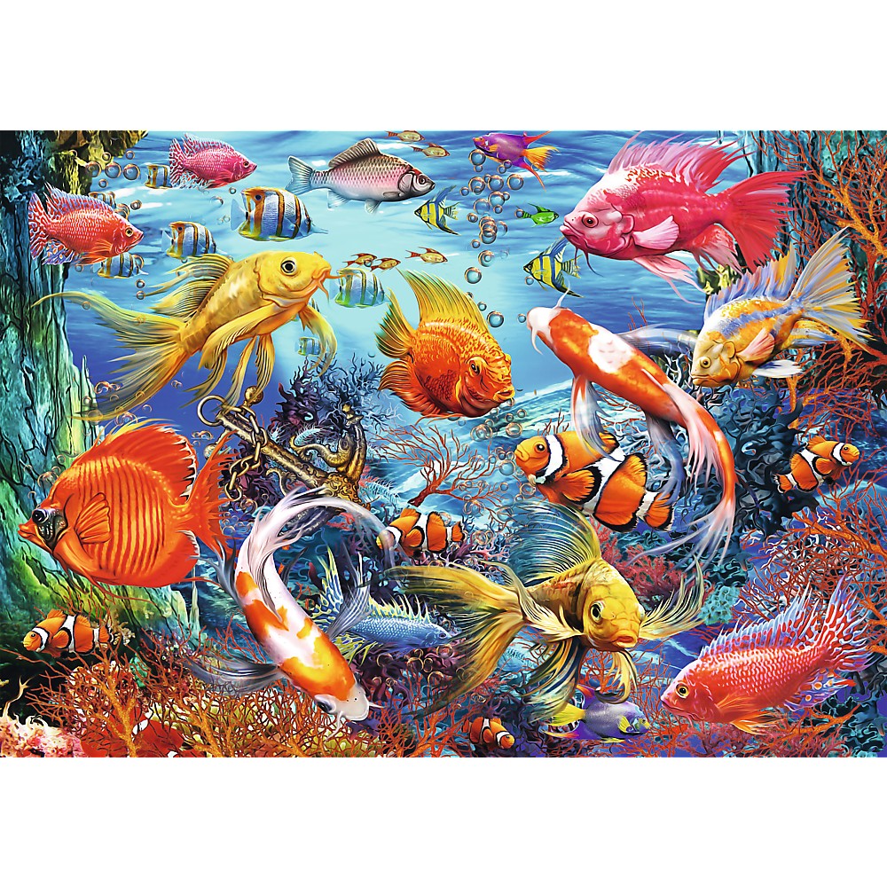 PUZZLE TREFL 1000 FORME ASCUNSE VIATA SUBACVATICA [2]