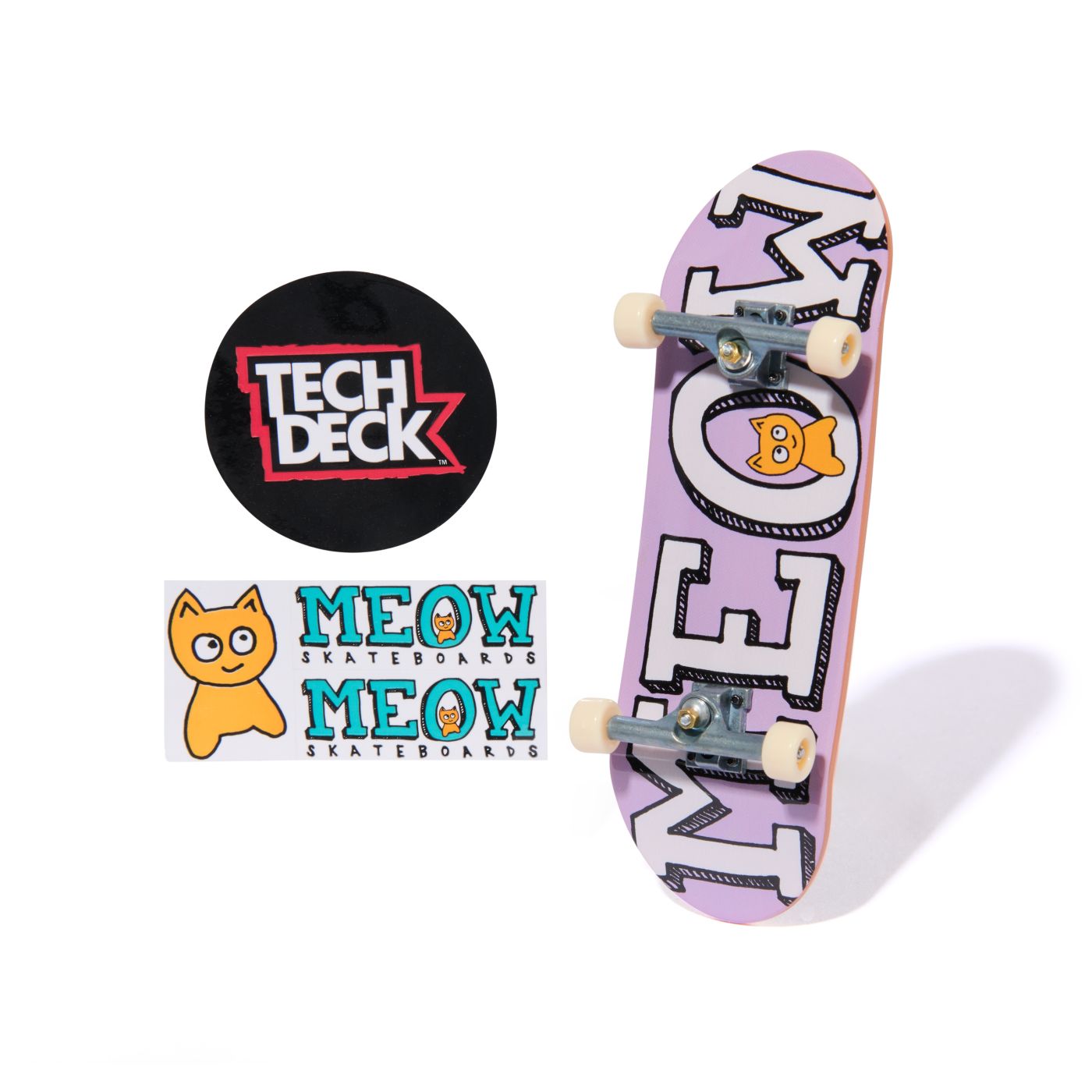 TECH DECK PACHET DE BAZA MINI PLACA DE SKATEBOARD MEOW [2]