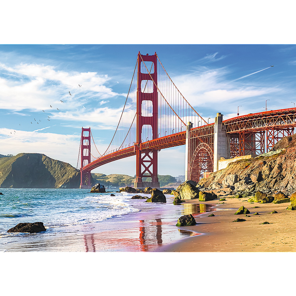 PUZZLE TREFL 1000 PODUL GOLDEN GATE SAN FRANCISCO [2]