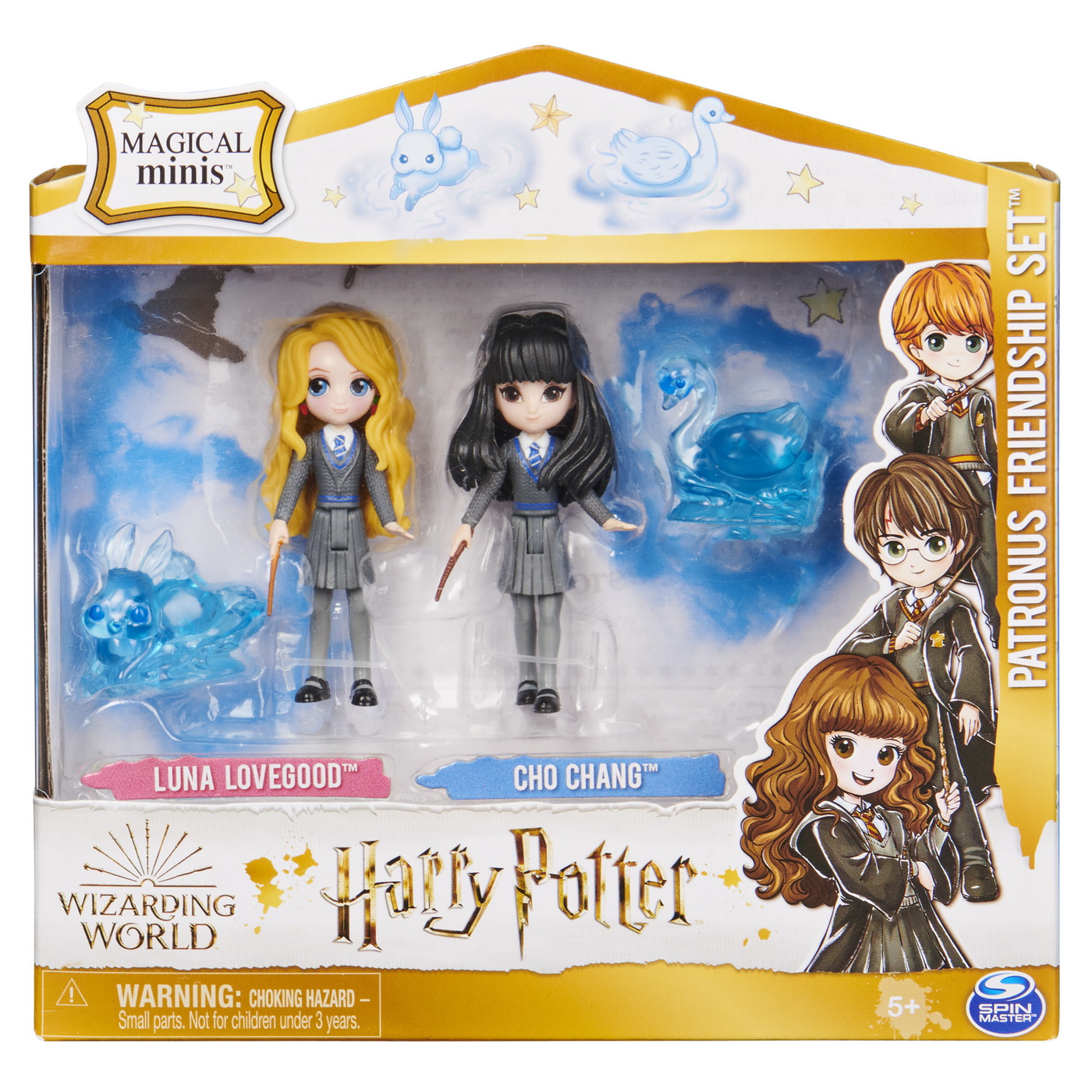 HARRY POTTER WIZARDING WORLD MAGICAL MINIS SET 2 FIGURINE LUNA LOVEGOOD SI CHO CHANG [2]