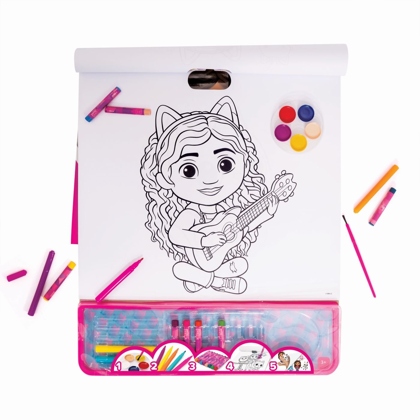 SET PENTRU DESEN GIGA BLOCK 5 IN 1 GABBY DOLLHOUSE [2]