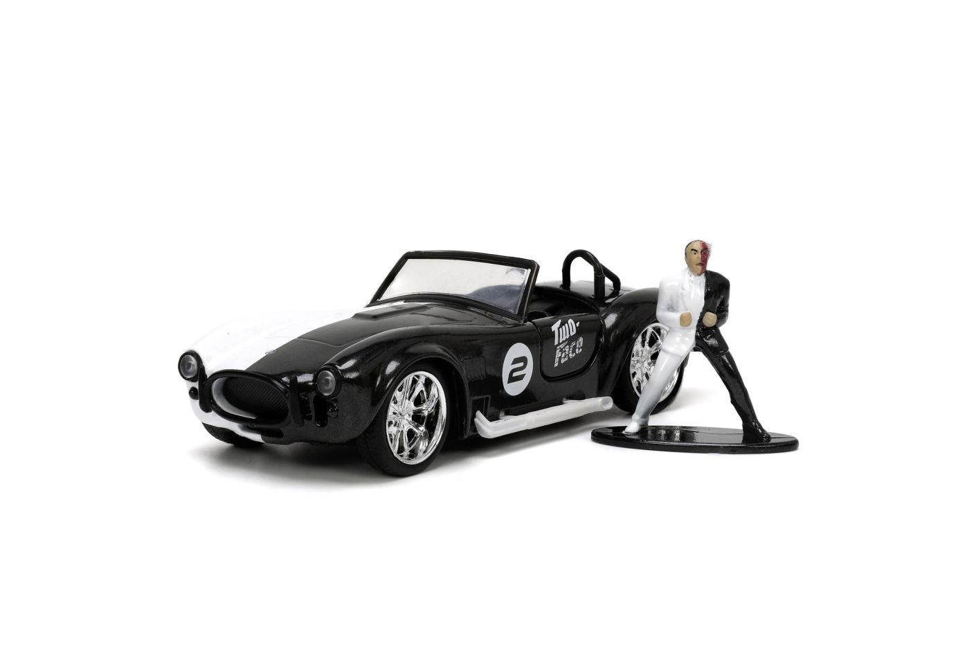JADA BATMAN SET FIGURINA TWO FACE SI MASINUTA METALICA SHELBY COBRA 427 SCARA 1:32 [2]
