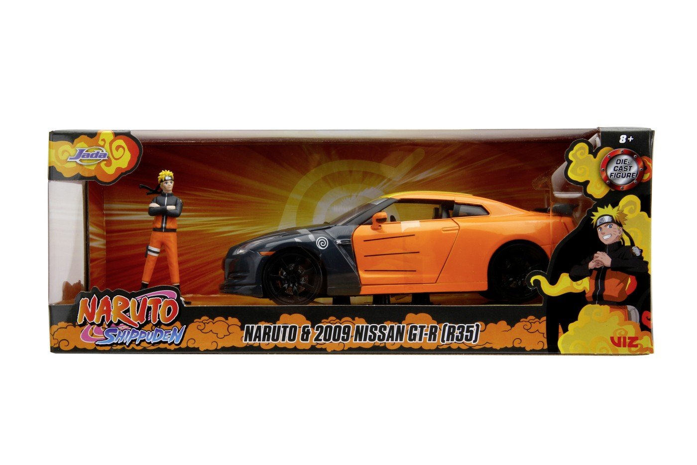 Jucării și jocuri - JADA MASINUTA METALICA NARUTO 2009 NISSAN GT R 1:24