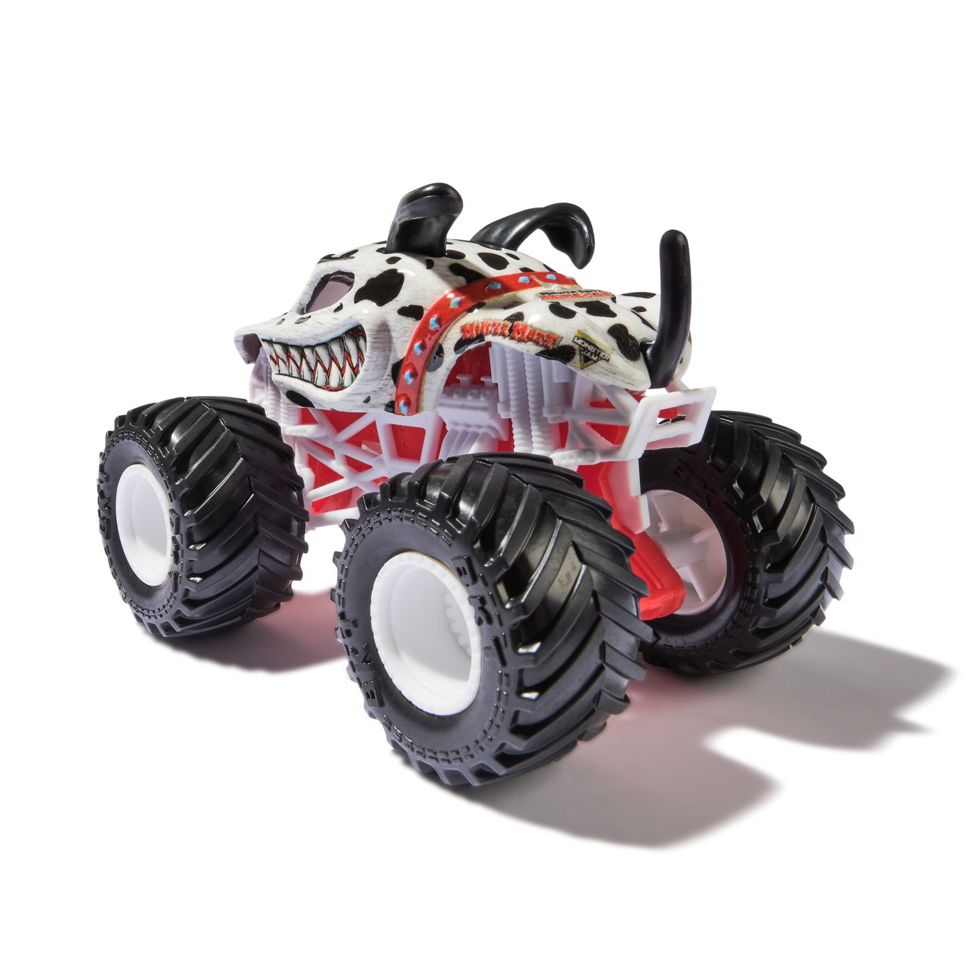 MONSTER JAM RUFF CROWD MASINUTA METALICA MONSTER MUTT DALAMTIAN SCARA 1 LA 64 [3]