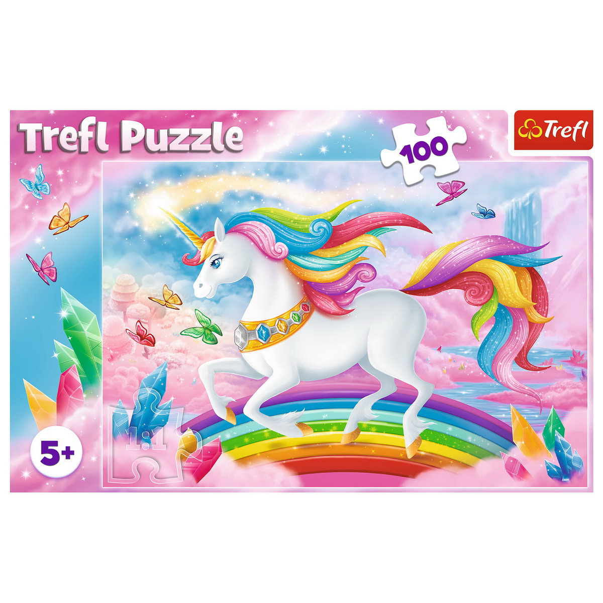 PUZZLE TREFL 100 LUMEA DE CRISTAL A UNICORNILOR [3]