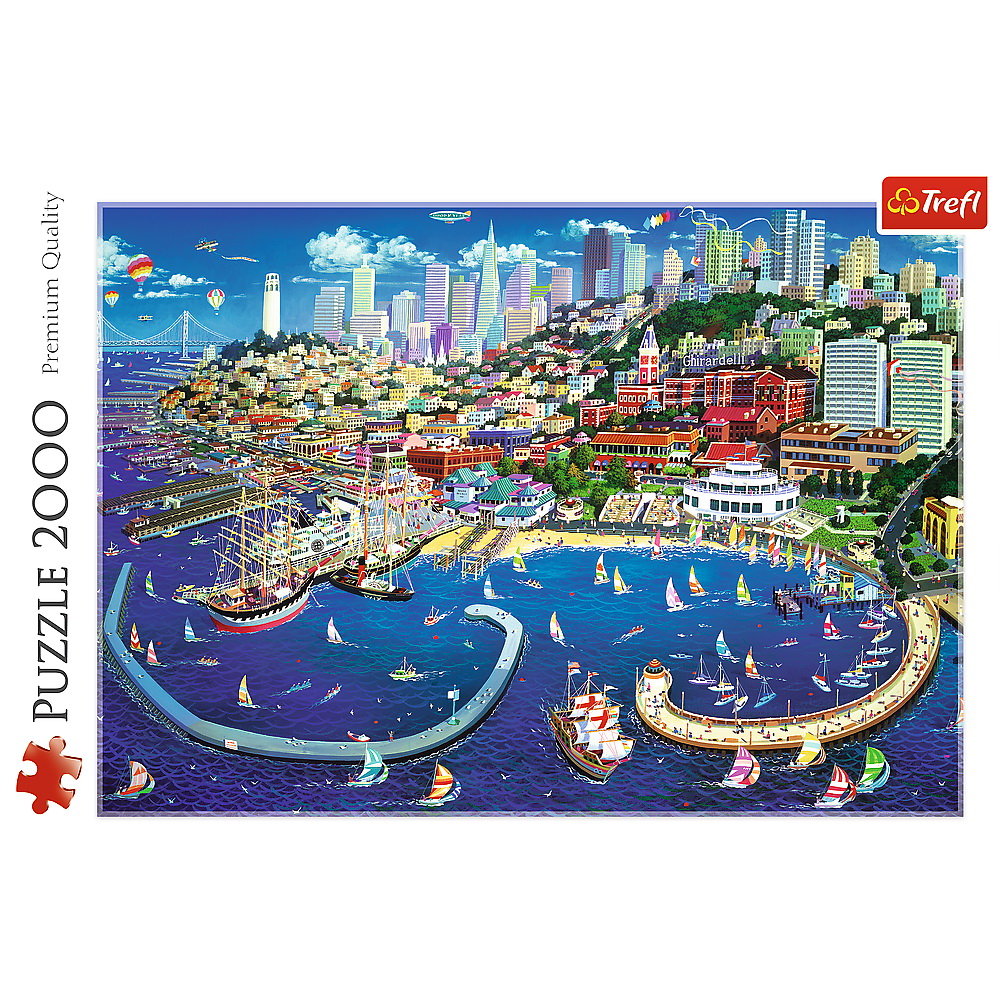 PUZZLE TREFL 2000 GOLFUL SAN FRANCISCO [3]