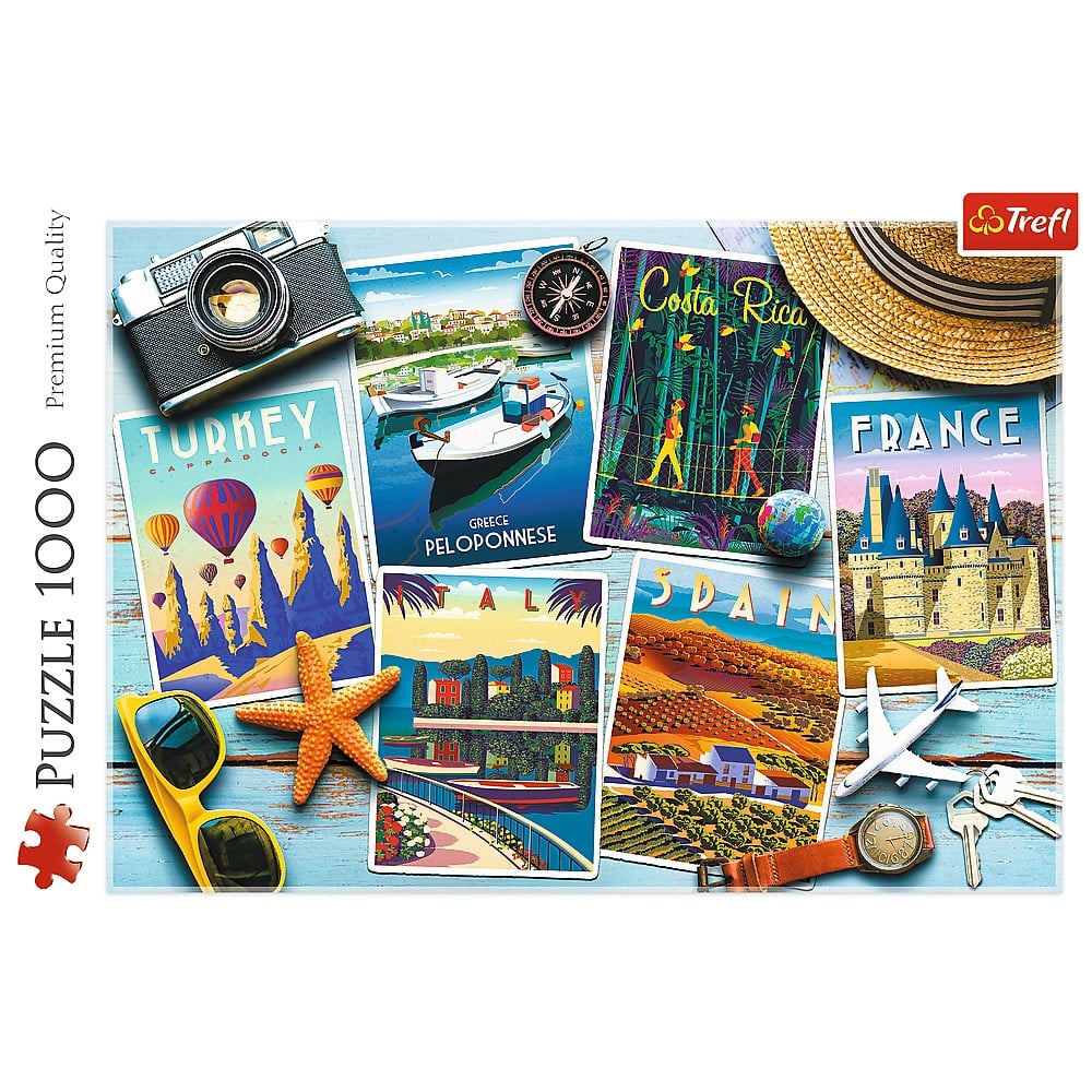 PUZZLE TREFL 1000 CARTI POSTALE [3]