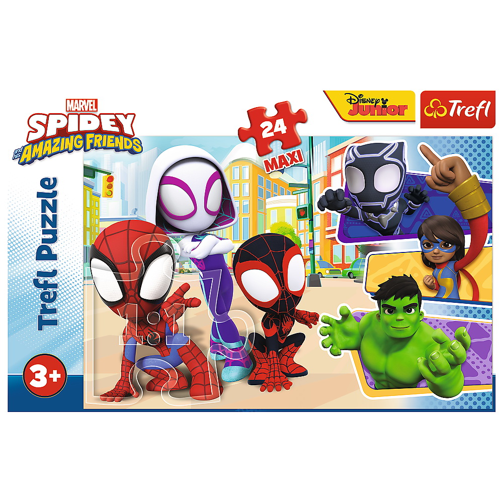 PUZZLE TREFL 24 MAXI SPIDEY SI PRIETENII LUI EXTRAORDINARI [3]