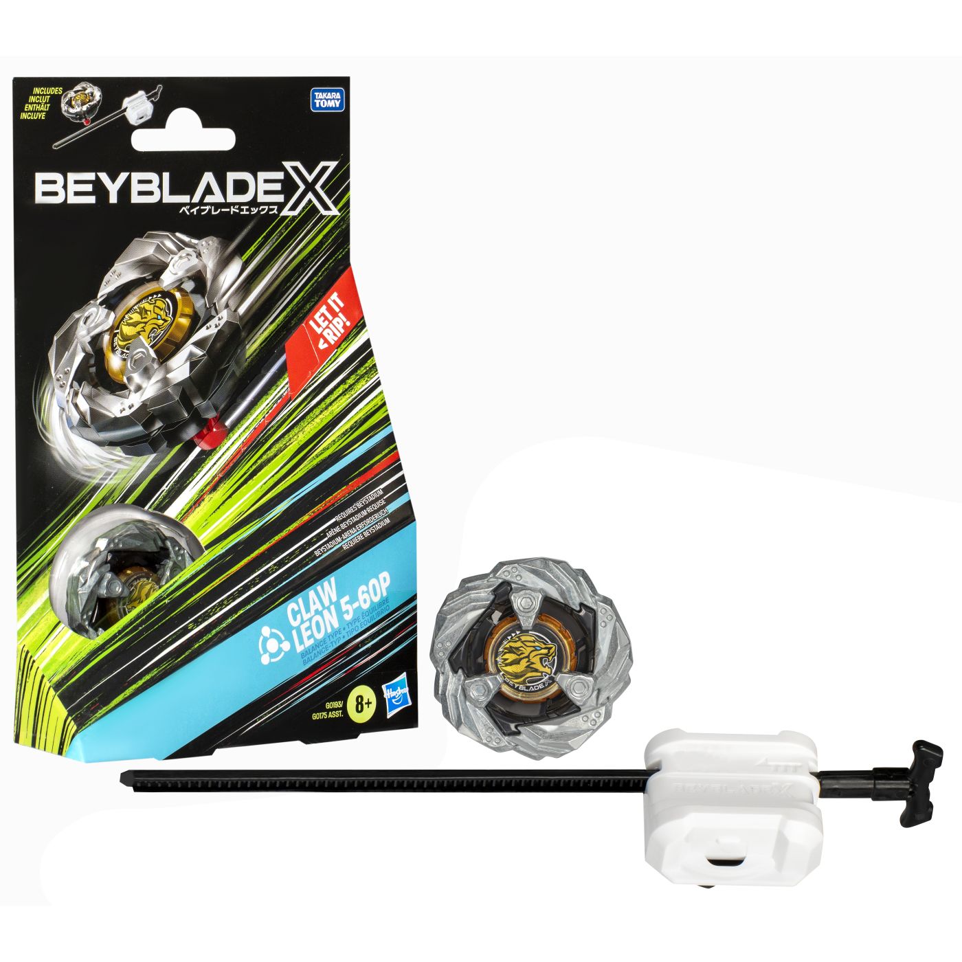 BEYBLADE X LET IT RIP SET LANSATOR SI ROATA CLAW LEON 5-60P [3]