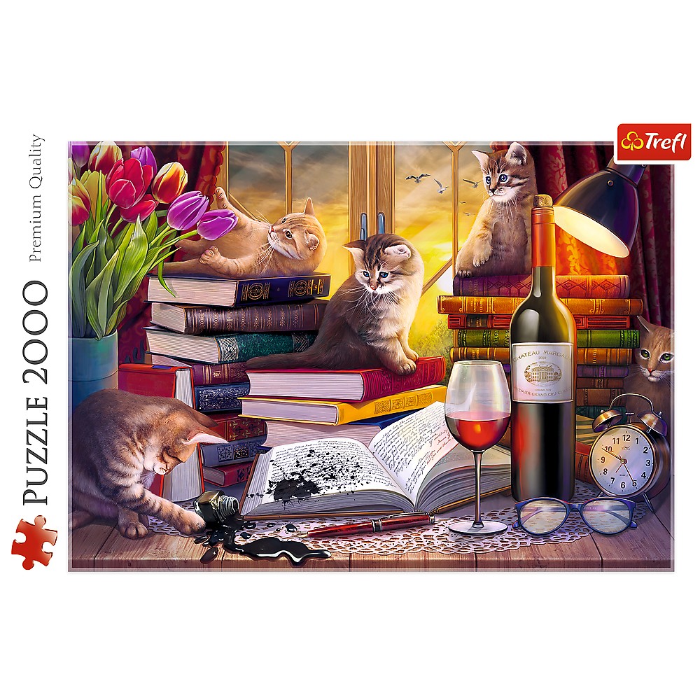 PUZZLE TREFL 2000 NOAPTEA PISICILOR [3]