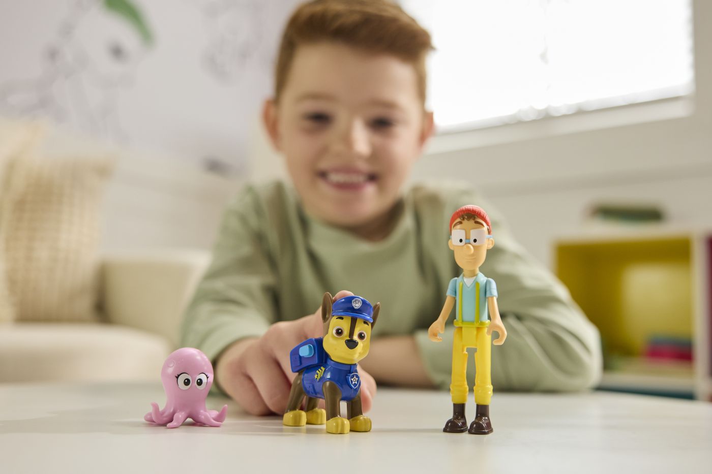 PATRULA CATELUSILOR SET 3 FIGURINE CHASE SI CAPITANUL TURBOT [3]