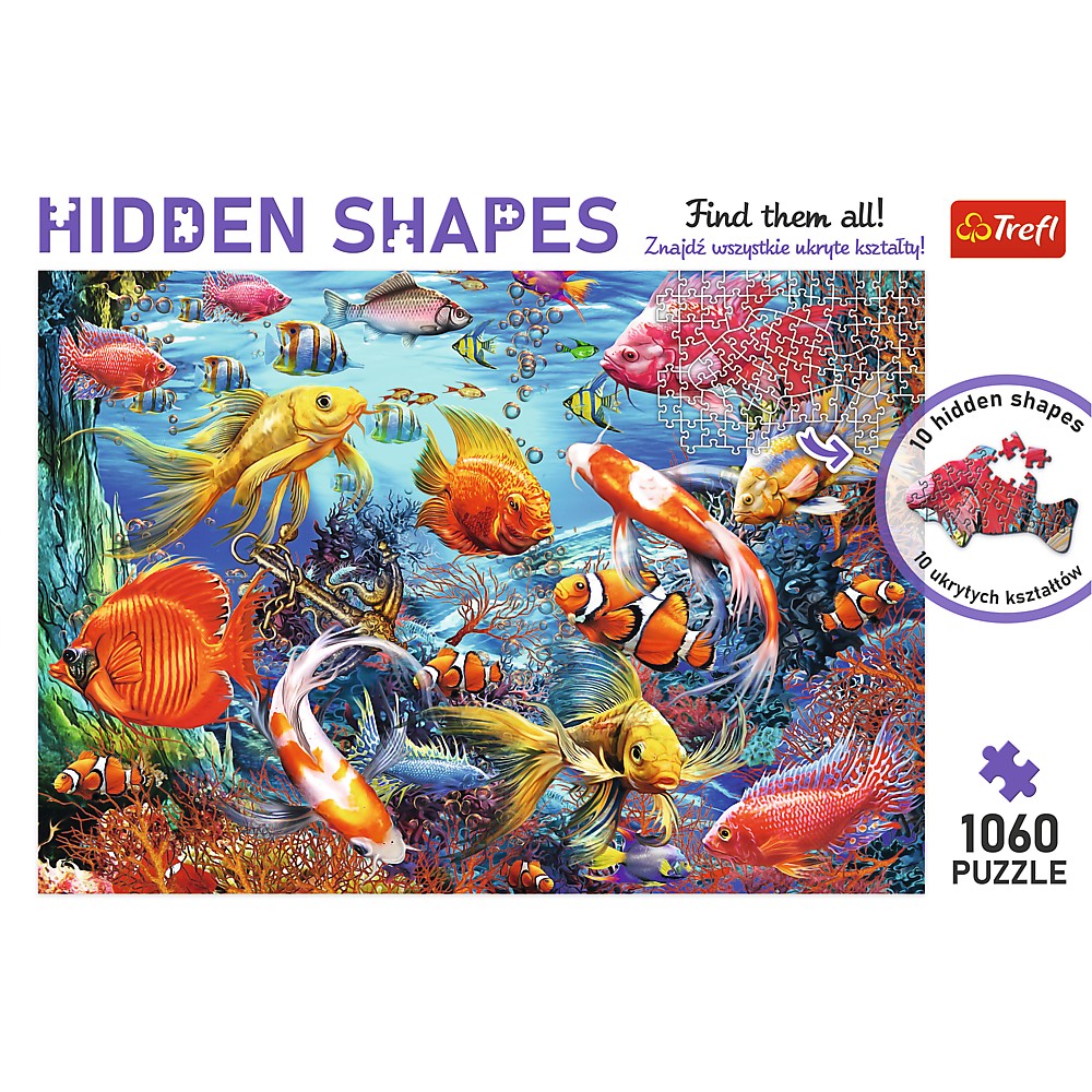 PUZZLE TREFL 1000 FORME ASCUNSE VIATA SUBACVATICA [3]