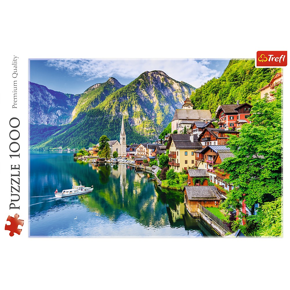 PUZZLE TREFL 1000 HALLSTATT AUSTRIA [3]