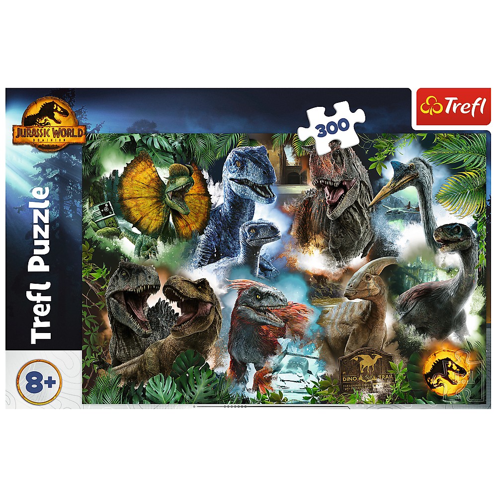 PUZZLE TREFL 300 JURRASIC WORLD DINOZAURII FAVORITI [3]